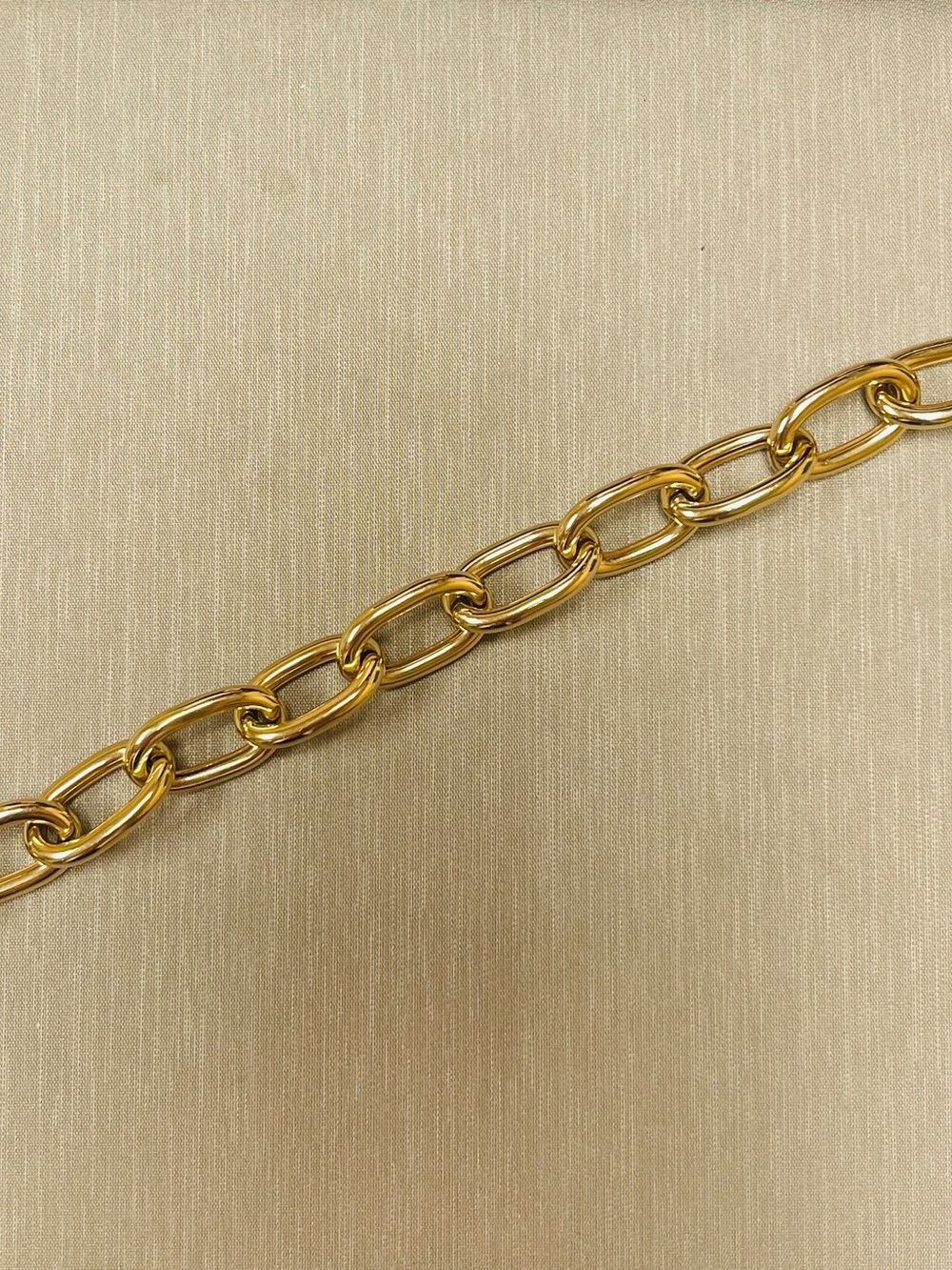 NWOT Marcello Pane Classic Gold Over Sterling Silver Link Bracelet